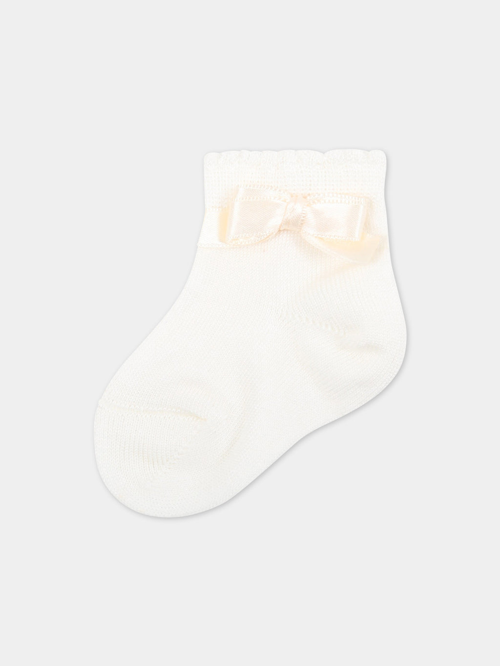 Ivory socks for girl